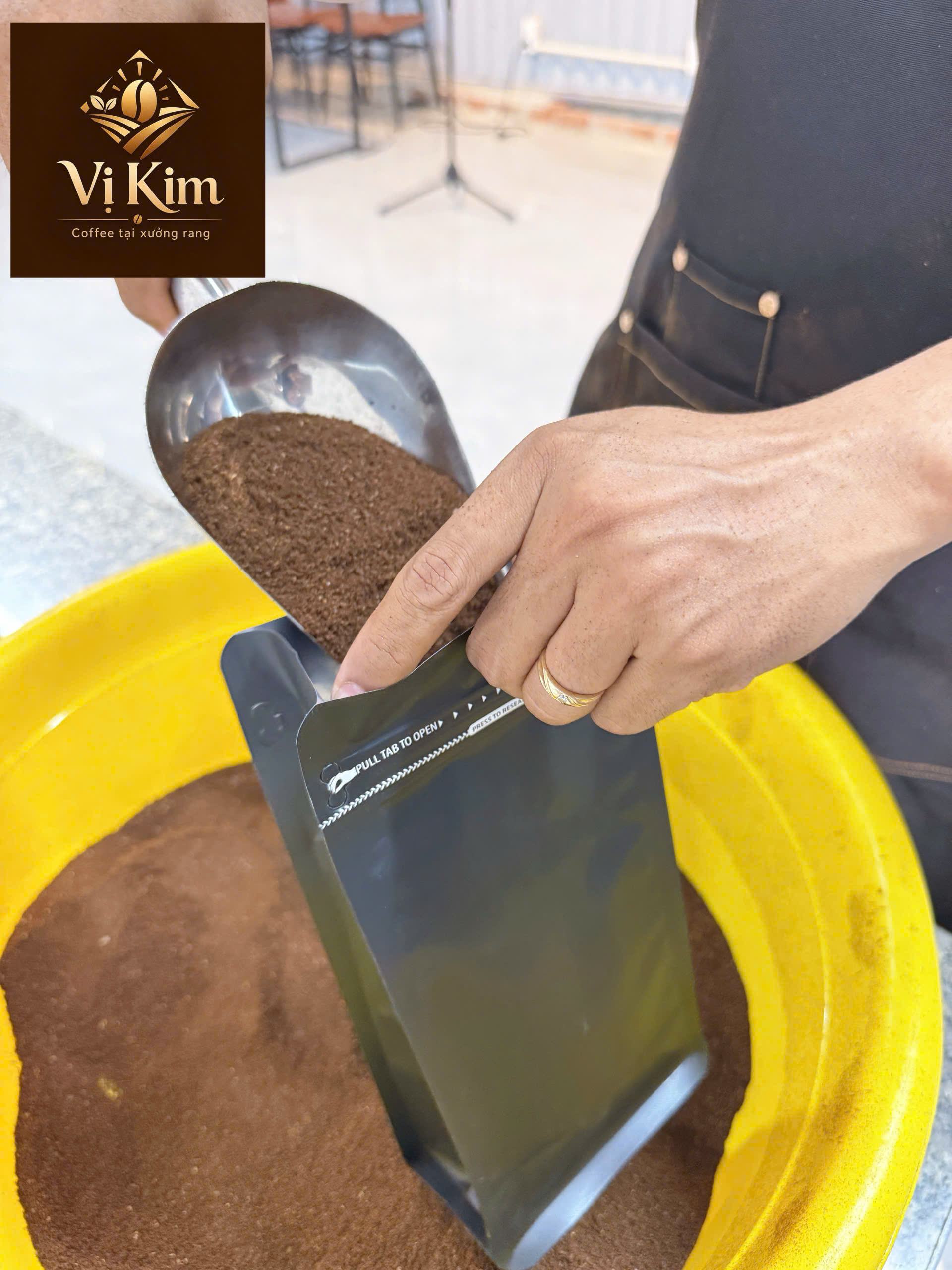 Cà phê rang theo đơn Vị Kim