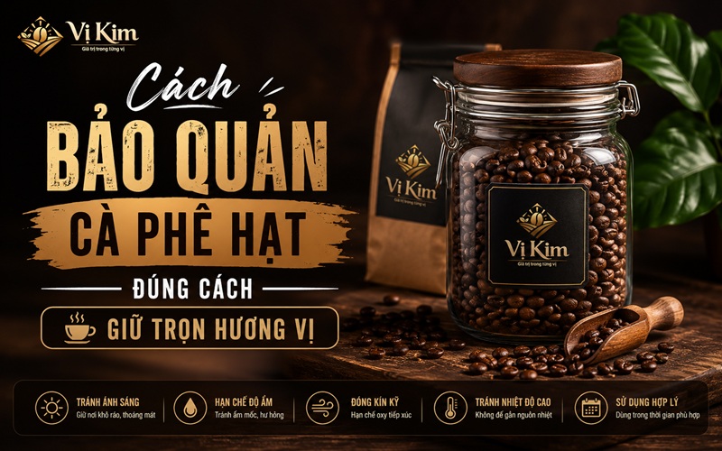 cách bảo quản cà phê