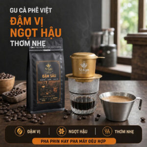 Đậm Sâu | Cà Phê Rang Xay Vị Kim Coffee